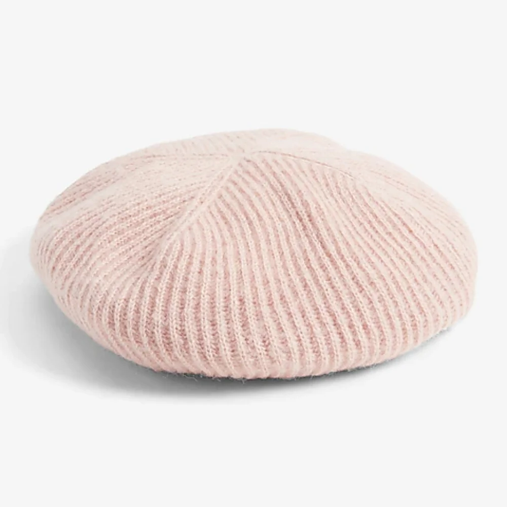 Express Cozy Ribbed Beret - Picture 1 of 6